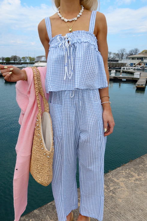 Picnic Princess Top // Blue *RESTOCKED*